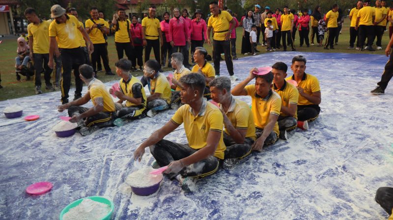 Kegiatan dilaksanakan dalam menyambut HUT RI ke-81 di Polda Kalimantan Tengah.