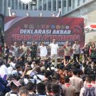 Deklarasi Akbar Perang Narkoba, Relawan HKT: Generasi Muda Kalteng Berani Melawan