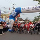 Ribuan Peserta Ramaikan Gowes Kemerdekaan Bersama Radar Sampit