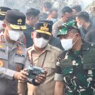 Perkuat Sinergi, Forkopimda Kalteng Tinjau Penanganan Karhutla di Sampit