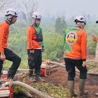 Presiden RI Tinjau Karhutla di Kubu Raya, Pastikan Penanganan Berjalan Optimal