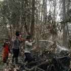 Karhutla Meluas di Lamandau, Brimob Kalteng Dan Tim Satgas Bergerak Cepat Padamkan Karhutla
