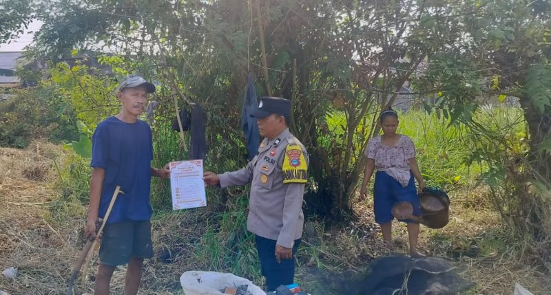 Kegiatan ini dilakukan agar masyarakat maupun pihak lainnya agar tidak membakar saat membuka lahan pada musim kemarau.