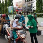 Persit KCK Koorcabrem 102 PD XXII/TB Gandeng PT Baratama Putra Perkasa Bagikan Ribuan Masker