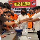 Polisi Amankan Diduga 13 Orang Tersangka Narkoba di Palangka Raya, BB 860 Gram Sabu Dimusnahkan