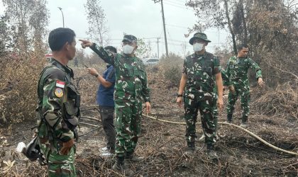 Cegah Karhutla Meluas, Pangdam XXII/Tambun Bungai Cek Kesiapan Satgas di Banjar