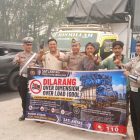 Stop ODOL! Polisi Gelar Edukasi Supir Angkutan Muatan Berat di Palangka Raya
