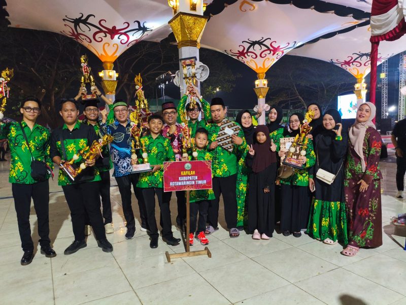 Kafilah Kotim meraih sejumlah prestasi pada cabang Bintang Vokalis Gambus dan Pop Religi yang digelar di Kapus.